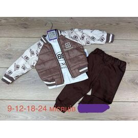 Костюм дитячий на хлопчика 1313 brown р.0.9-2 "Emir kids" недорого оптом від прямого постачальника