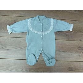 Комбінезон дитячий на дівчинку 1325 l.blue р.0.3-0.6 "Emir kids" недорого оптом від прямого постачальника