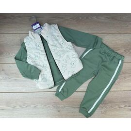Костюм дитячий на хлопчика 1352 green р.0.9-2 "Emir kids" недорого оптом від прямого постачальника