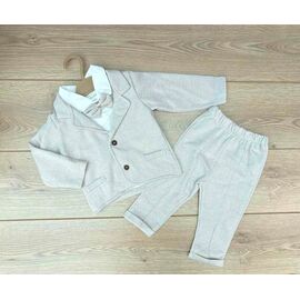 Костюм дитячий на хлопчика 1353 beige р.0.6-1.6 "Emir kids" недорого оптом від прямого постачальника