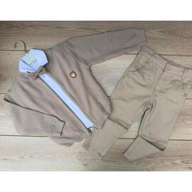 Костюм дитячий на хлопчика 1355 beige р.2-5 "Emir kids" недорого оптом від прямого постачальника