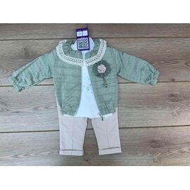 Костюм дитячий на дівчинку 1359 green р.0.9-1.6 "Emir kids" недорого оптом від прямого постачальника