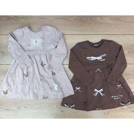 Сукня дитяча на дівчинку 1361 brown р.3-6 "Emir kids" недорого оптом від прямого постачальника