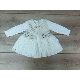 Сукня дитяча на дівчинку 1379 beige р.0.9-2 "Emir kids" недорого оптом від прямого постачальника