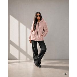 Фотография Кофта спортивная женская 942 pink р.48-54 "DORA" недорого оптом от прямого поставщика