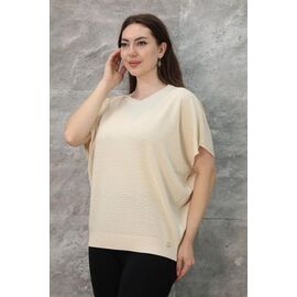 Фотография Футболка женская JL1333 l.beige р.52-54 "Julia" недорого оптом от прямого поставщика