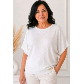 Фотография Футболка женская JL1336 white р.50-52 "Julia" недорого оптом от прямого поставщика