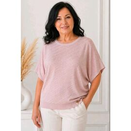 Фотография Футболка женская JL1337 pink р.50-52 "Julia" недорого оптом от прямого поставщика