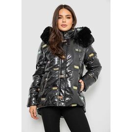 Фотография Куртка женская демисезонная 22-832 black р.M-3XL "Seven Group" недорого оптом от прямого поставщика