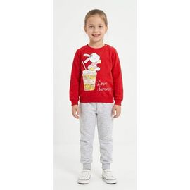 Фотография Костюм детский спортивный на девочку 5148 red р.4-7 "MALIBU" недорого оптом от прямого поставщика