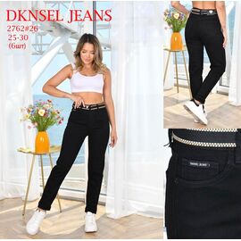 Фотография Джинсы женские 2762 black р.25-30 "DKNSEL" недорого оптом от прямого поставщика