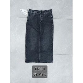 Фотография Юбка женская 239 d.grey р.32-42 "DKNSEL" недорого оптом от прямого поставщика