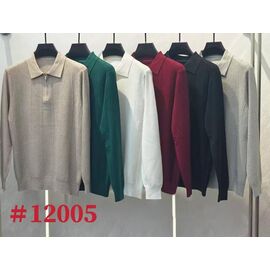 Светр чоловічий 12005 green р.L-4XL "F.T.H" недорого оптом від прямого постачальника