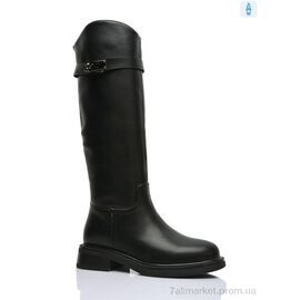 Фотография Сапоги женские удобные Весна/осень V005-20-1 black (8 пар р.36-41) "Violeta" недорого оптом от прямого поставщика