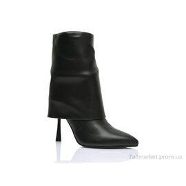 Черевики жіночі стильні Весна/осінь V005-15-1 black (8 пар р.36-41) "Violeta" недорого оптом від прямого постачальника