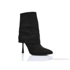 Черевики жіночі стильні Весна/осінь V005-15-3 black (8 пар р.36-41) "Violeta" недорого оптом від прямого постачальника