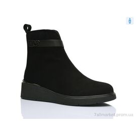 Черевики жіночі стильні Весна/осінь V007-23-2 black (8 пар р.36-41) "Violeta" недорого оптом від прямого постачальника