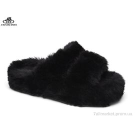 Фотография Тапки женские для дома Весна/осень CA01 black (12 пар р.36-41) "Jibukang" недорого оптом от прямого поставщика