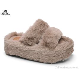 Фотография Тапки женские для дома Весна/осень CA08 brown (8 пар р.36-40) "Jibukang" недорого оптом от прямого поставщика
