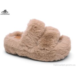 Фотография Тапки женские для дома Весна/осень CA08 camel (8 пар р.36-40) "Jibukang" недорого оптом от прямого поставщика