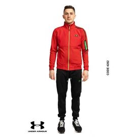 Фотография Костюм спортивный мужской 4282 red р.S-2XL "REMAIN" недорого оптом от прямого поставщика
