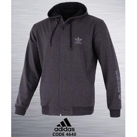 Кофта спортивна чоловіча 4640 d.grey р.S-2XL "REMAIN" недорого оптом від прямого постачальника