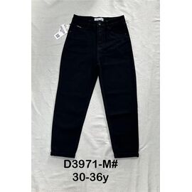 Фотография Джинсы женские D3971M black р.30-36 "DKNSEL" недорого оптом от прямого поставщика
