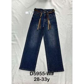 Фотография Джинсы женские D5955W navy р.28-33 "DKNSEL" недорого оптом от прямого поставщика