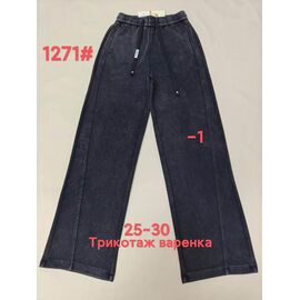 Фотография Штаны спортивные женские 1271-1 black р.25-30 "Immei" недорого оптом от прямого поставщика