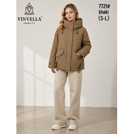 Куртка жіноча зимова 7721 beige р.S-L "Immei" недорого оптом від прямого постачальника