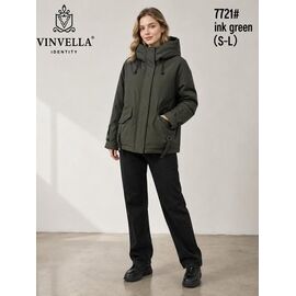 Куртка жіноча зимова 7721 green р.S-L "Immei" недорого оптом від прямого постачальника
