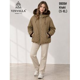 Куртка жіноча зимова 9909 beige р.S-L "Immei" недорого оптом від прямого постачальника