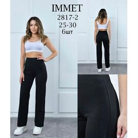 Фотография Штаны спортивные женские 2817-2 black р.25-30 "Immei" недорого оптом от прямого поставщика