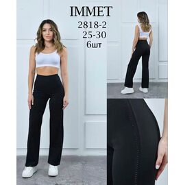Фотография Штаны спортивные женские 2818-2 black р.25-30 "Immei" недорого оптом от прямого поставщика