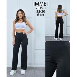 Фотография Штаны спортивные женские 2819-2 black р.25-30 "Immei" недорого оптом от прямого поставщика