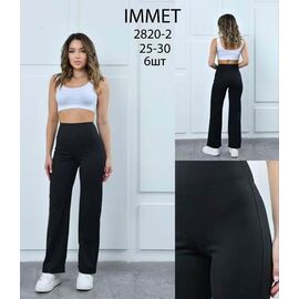 Фотография Штаны спортивные женские 2820-2 black р.25-30 "Immei" недорого оптом от прямого поставщика