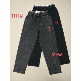 Джинси жіночі 1111-1 black р.31-36 "Immei" недорого оптом від прямого постачальника