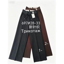 Фотография Брюки женские 697-2 brown р.28-33 "Immei" недорого оптом от прямого поставщика