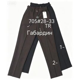 Фотография Брюки женские 705-2 brown р.28-33 "Immei" недорого оптом от прямого поставщика