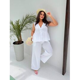 Фотография Костюм женский 254 white р.42-52 "Adam&Eva" недорого оптом от прямого поставщика