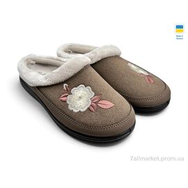 Фотография Тапки женские для дома Весна/осень Т01 кавовий (8 пар р.37-41) "Rai shoes" недорого оптом от прямого поставщика
