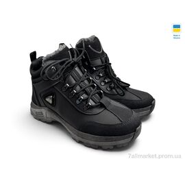 Черевики чоловічі стильні Весна/осінь 2801 чорний (6 пар р.41-45) "Rai shoes" недорого оптом від прямого постачальника
