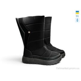Фотография Дутики женские утепленные зима 1601 чорний (6 пар р.37-41) "Rai shoes" недорого оптом от прямого поставщика