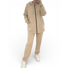 Фотография Костюм спортивный женский тёплый 12 beige-old-1 р.52-66 "VICTORY" недорого оптом от прямого поставщика
