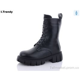 Фотография Ботинки женские стильные зима B0718 (6 пар р.36-41) "Trendy" недорого оптом от прямого поставщика