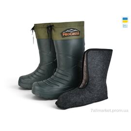 Чоботи з піни чоловічі Зима М803-1 хакі (6 пар р.41-45) "Rai shoes" недорого оптом від прямого постачальника