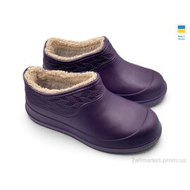 Фотография Галоши женские зима М970 фіолетовий (8 пар р.37-41) "Rai shoes" недорого оптом от прямого поставщика