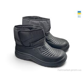 Чоботи з піни чоловічі Зима М20 чорний (8 пар р.41-46) "Rai shoes" недорого оптом від прямого постачальника