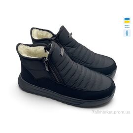 Фотография Ботинки женские стильные зима 3703 чорний (6 пар р.37-42) "Rai shoes" недорого оптом от прямого поставщика