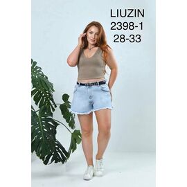Фотография Шорты женские 2398-1 l.blue р.28-33 "Ruxa" недорого оптом от прямого поставщика